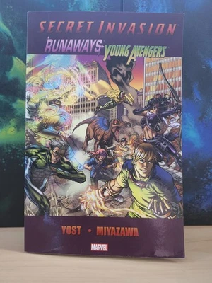 Secret Invasion-Runaways/Young Avengers Marvel novela gráfica muy buen estado Foto 1 de 4