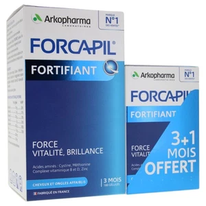 Arkopharma Forcapil Haare und Nägel Pack von 180 Kapseln + 60 Kapseln Geschenkt  - Bild 1 von 1