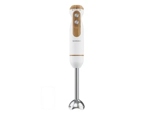 SILVERCREST Stabmixer Handmixer Pürierstab Holzdesign SSSH 600 B1 weiß *B-Ware - Bild 1 von 3