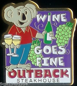 J1959b Outback Steakhouse Wine Goes blanco fino - Imagen 1 de 1