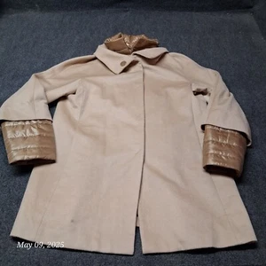 Herno Coat in Cashmere and Nylon Ultra Light Size 48 Beige - Picture 1 of 13