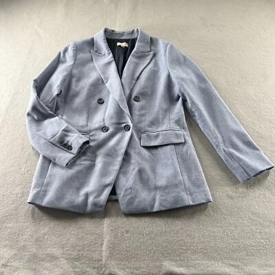 LOFT Blazer Womens Size 10 Double Breasted Wool Blend Academia Office Career - Image 1 of 4