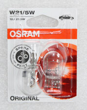 OSRAM W21/5W Original Glass Wedge Bulb Tail and Brake Light Bulb Pack of 2