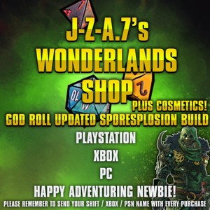 PS/XBOX/PC Tiny Tina's Wonderlands UPDATED SPORESPLOSION BUILD PRIMORDIAL MOXSY