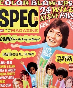 1972 November SPEC 16 Magazin Osmonds Jackson 5 - Bild 1 von 10
