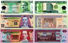 GUATEMALA - Lotto 3 banconote 1/5/10 Quetzales FDS - UNC