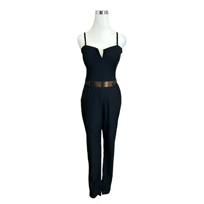 Mono Material Niña Negro Correas de Espagueti Talla XXL Foto 1 de 4