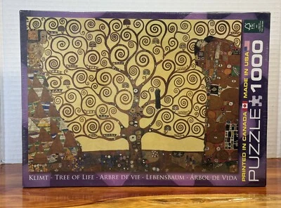 Tree of Life by Klimt 1000 Piece Jigsaw Puzzle Eurographics New Sealed - Image 1 of 4