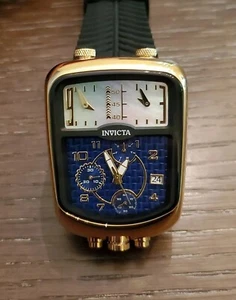 Invicta S1 Rally Dakar Gold Mens Bullhead Style 3-Time Chronograph Dial Watch - Picture 1 of 11
