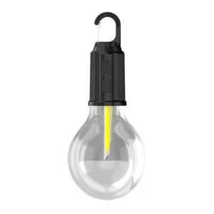 Lanterna Portatile da Esterno Type-c Ricaricabile con Gancio Campeggio Lampada Incandescenza - Foto 1 di 8