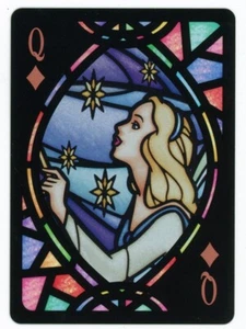 Carta da gioco Blue Fairy 2021 Tenyo Disney in vetro colorato - Pinocchio NM - Foto 1 di 2
