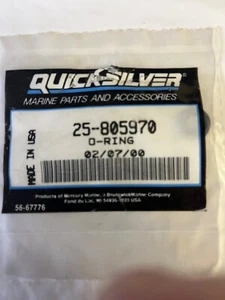 Mercury Mercruiser Quicksilver  25-805970 O Ring NEW OEM - Bild 1 von 2