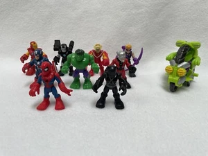 Playskool Marvel Superheld Avenger Lot Antman Hawkeye Hulk Black Panther Falcon - Bild 1 von 6