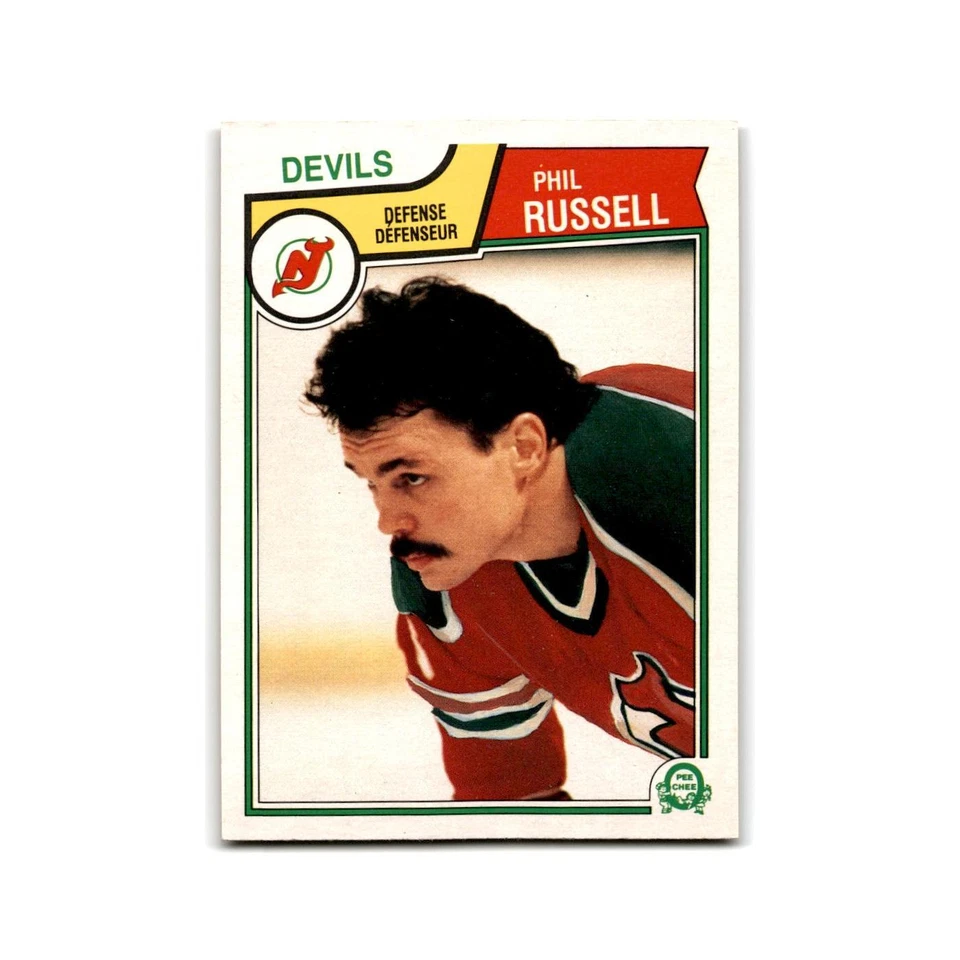 1983 O-Pee-Chee Phil Russell New Jersey Devils #237 - Image 1 of 3