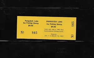 State Caccia/Pesca Revenues: UT 1983 Panguitch Lake Ice Fishing UT-PL2; nuovo di zecca - Foto 1 di 1