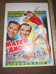 TAKE ME OUT TO THE BALL GAME póster de película ENROLLADO 14x21 Frank Sinatra > Belga - Imagen 1 de 3
