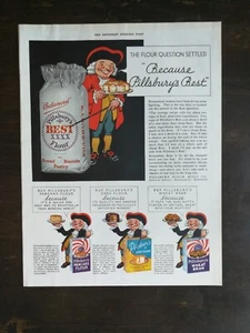 Vintage 1932 Pillsbury Best XXXX Flour Full Page Original Ad 424 - Picture 1 of 1