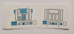 Vintage Star Wars R2-D2 Replacement Toy Stickers - No Need To Cut - Picture 1 of 3