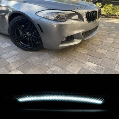 For BMW F10 528i 535i 550i 11-16 White LED Front Bumper Side Marker Reflectors - Image 1 of 4