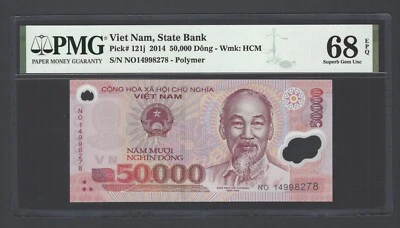 Viet Nam 50000 Dong 2014 P121j Uncirculated Grade 68 - Image 1 of 2