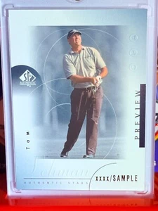 2001 SP Authentic Golf Tom Lehman Authentic Stars #27 Preview xxxx/Sample - Bild 1 von 2