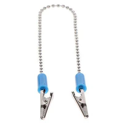House Brand Dentistry 101260 HSB Dental Paciente Babero Clips Cadena Azul 3/Paquete Foto 1 de 4