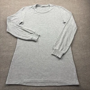 Reformation Jeans Top Sz XS Heather Gray Long Sleeve Tencel Stretch Shirt - Picture 1 of 9