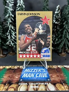 1990 NBA Hoops Magic Johnson Lakers Base Card All-Star West 18 - Imagen 1 de 2