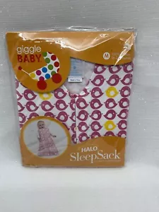 Halo Baby Sleep Sack Medium Pink Bird Chicks 16-24lbs. 6-12mos. 26"-30" Cotton - Picture 1 of 17