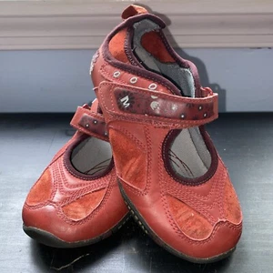 Merrell Scarlet Red Suede Mary Jane’s, 11.5M Girls - Picture 1 of 9