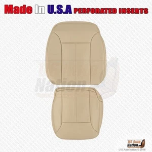 2010 2011 2012 For Mercedes Benz GL550 Driver Bottom & Top Leather Cover Tan - Picture 1 of 6