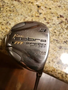 KING COBRA M/SPEED OFFSET 3-WOOD HYPER STEEL - BASSARA M/SPEED TUNED L FLEX - RH - Picture 1 of 9