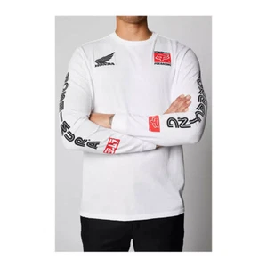 Fox Racing Yoshimura/Honda Langarm-T-Shirt - weiß - XL (selten) - Bild 1 von 3