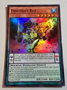 Dinomist Rex BOSH-EN029 Super Rare Unlimited Yugioh - Picture 1 of 2