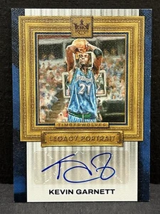 Kevin Garnett Auto 2023-24 Panini Court Kings Legacy Portrait #LP-KGM HOF - Picture 1 of 2