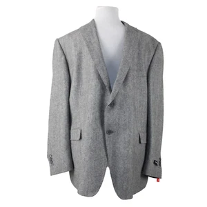 Luciano Natazzi Couture NEW Sz 54R Gray White X Fine Camel Hair Jacket Blazer - Picture 1 of 18