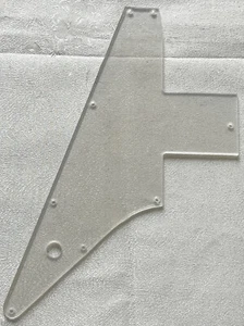Custom For Gibson 76 Explorer Re-Issue Style Guitar Pickguard Clear Transparent - Picture 1 of 5