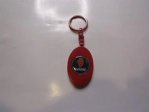 SAAB SONETT 93 95 600 900 9000 9-3 9-5 9-2X 9-5X 9-4X 9-7X 90 KEYCHAIN METAL RED - Picture 1 of 2