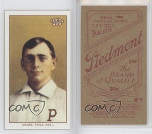 2002 Topps 206 Mini Red Piedmont Back Sherry Magee #299.1 Rookie RC