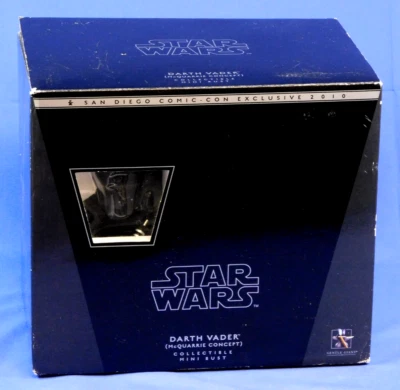 STAR WARS DARTH VADER MCQUARRIE CONCEPT MINI BUST 2010 SDCC GENTLE GIANT - Image 1 of 4
