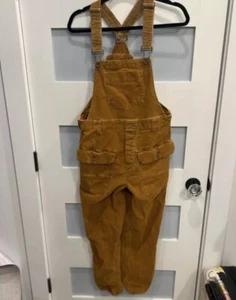 Free People We The Free Iris Cord Overalls Mustard Color Xsmall - Picture 1 of 7