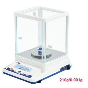 Lab Scale Digital Analytical Balance Jewelry Scale 210g/0.001g Tare Function - Picture 1 of 21