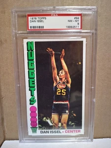 1976 Topps #94 Dan Issel - PSA 8 NM-MT - Denver Nuggets HOF - Picture 1 of 2