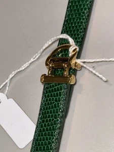 Correa de cuero para reloj Tabbah para mujer 14 mm verde (1#) - Imagen 1 de 6