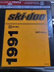 Vintage Skidoo Snowmobile 1991 Service Manual Mach 1 Formula Plus Mx - Picture 1 of 14