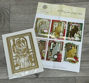 Anna Griffin Mary & Joseph 3D-Stanzformen für 5 x 7 Zoll Weihnachtskarten - Bild 1 von 2