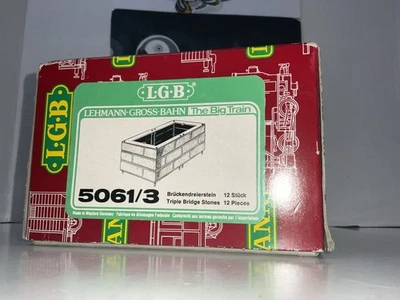 Lehmann Gross Bahn G-Scale Pillar Wall (18 pcs) LGB # 5061/3 w/ Original Box🚂 - Image 1 of 4