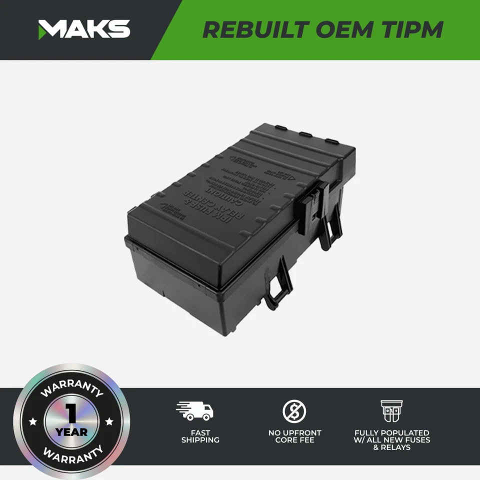 2001 - 2002 Dodge Caravan / Chrysler Voyager OEM Rebuilt TIPM Fuse Box 04869200 - Image 1 of 4