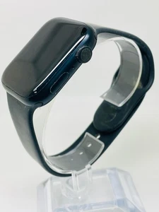 Apple Watch Series 8 45mm Mitternacht GPS mit schwarzem Armband - Top Zustand! - Bild 1 von 4