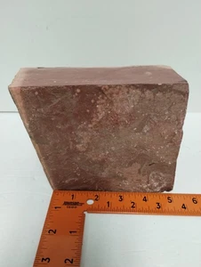Pipestone - Catlinite - Bloque de talla - 7,12 libras - Minnesota - Imagen 1 de 8